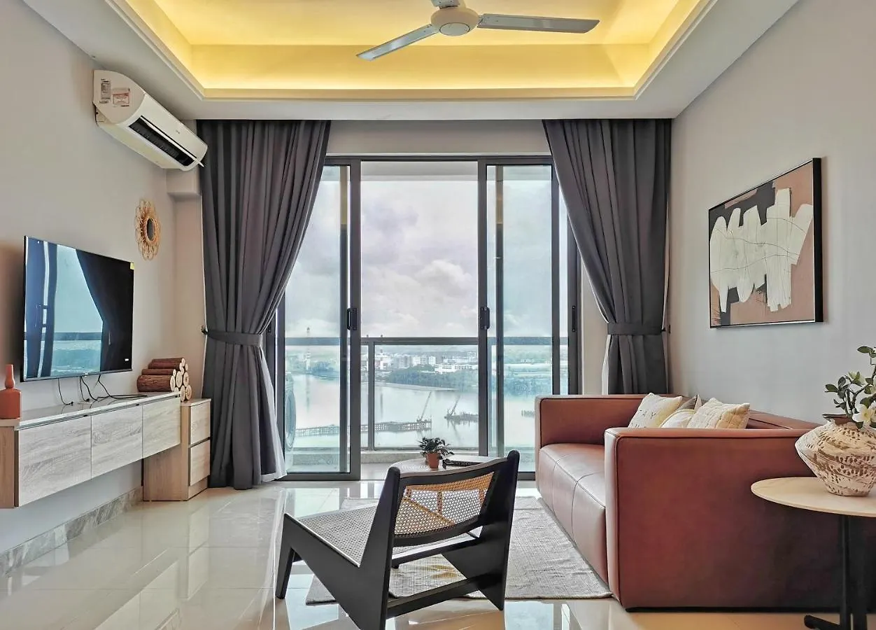 Yussy 2 Bedroom Sea View Condo At R&F Princess Cove Johor Bahru 0*,